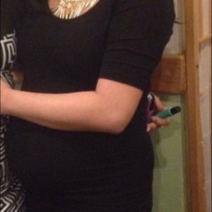 Maternity fitted dress